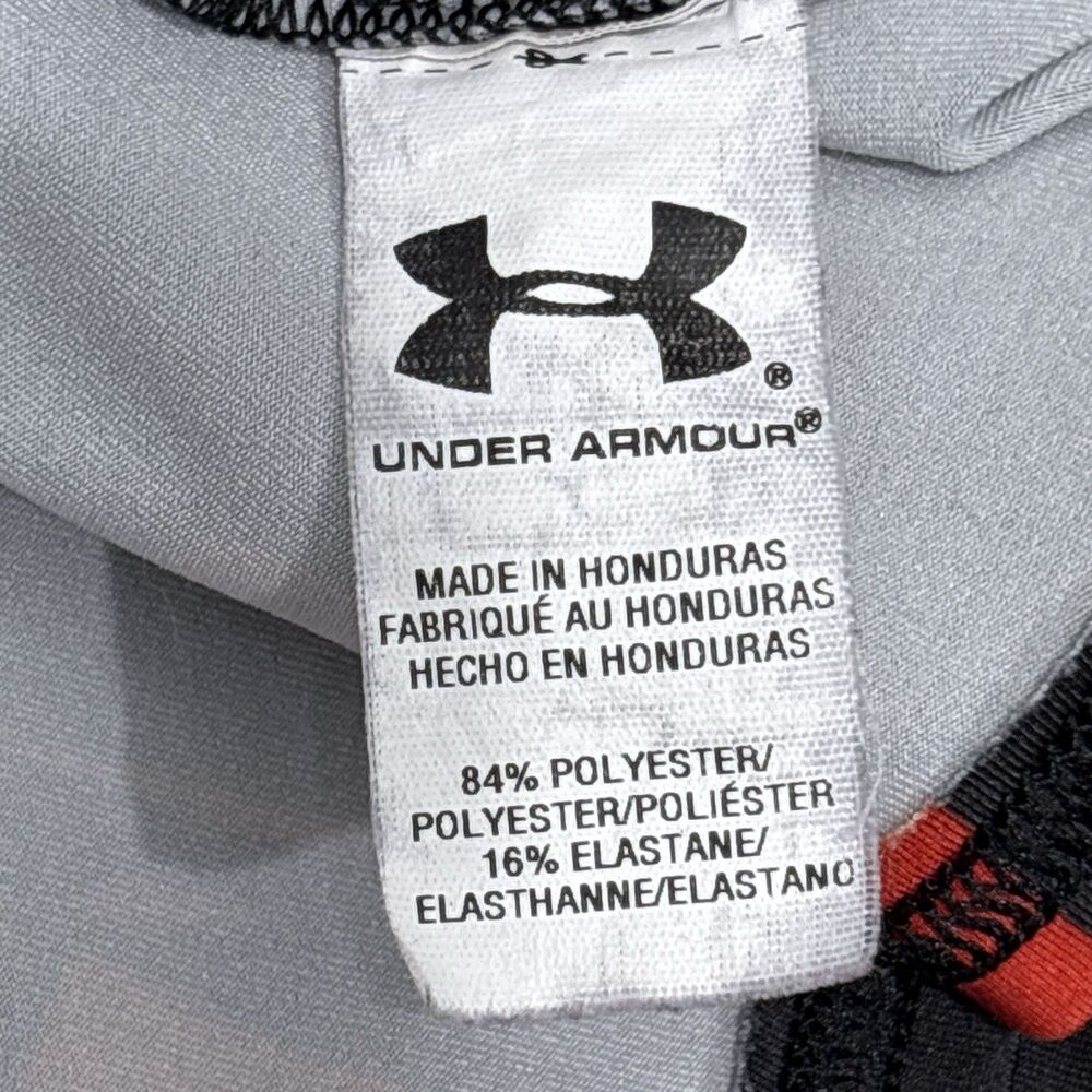 Under Armour Red and Black Graphic Short Sleeve Compression Shirt - Picture 10 of 11